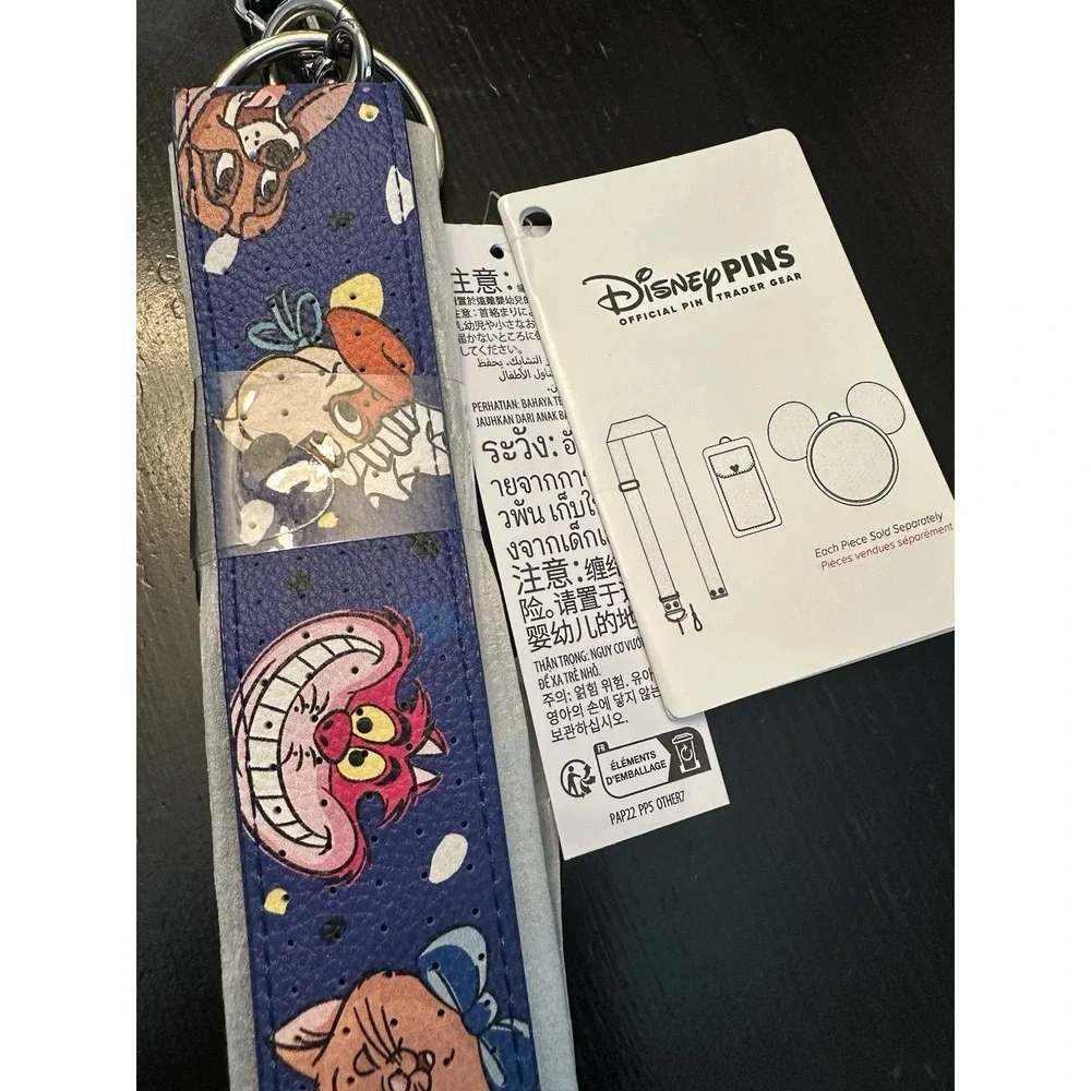 2023 Disneyland Disney Cats Dogs Pin Trading Strap For Pin Display Bag‎ NEW